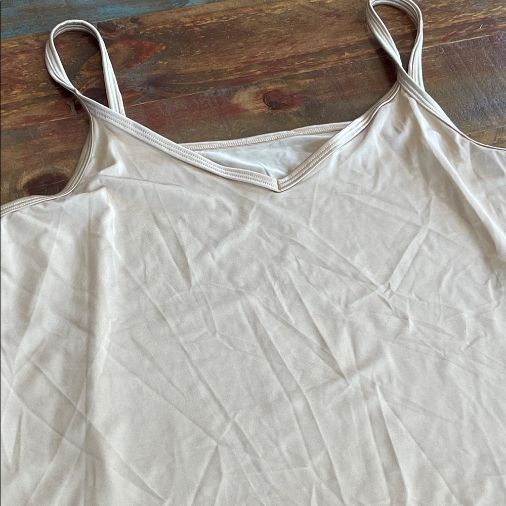 Vanity Fair Beige/Nude Slip Chemise